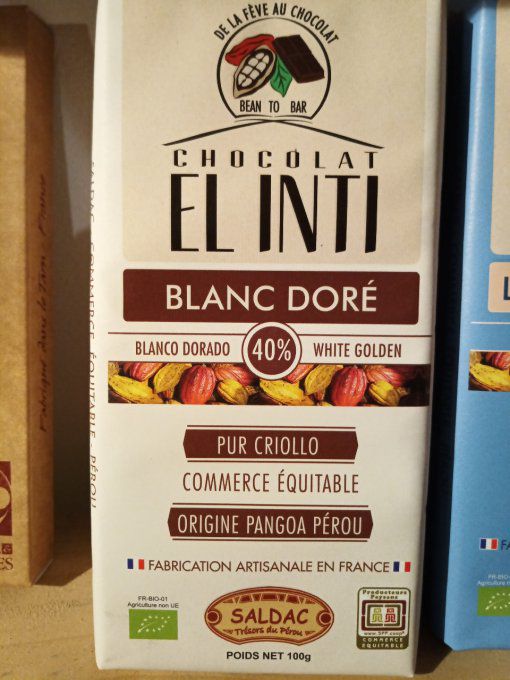 Chocolat Blanc 40% El Inti