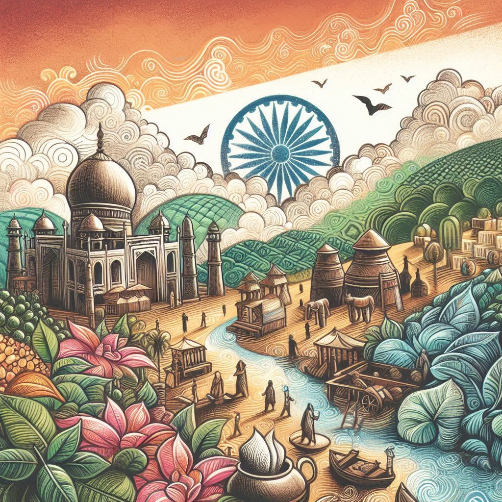 Paysage inde