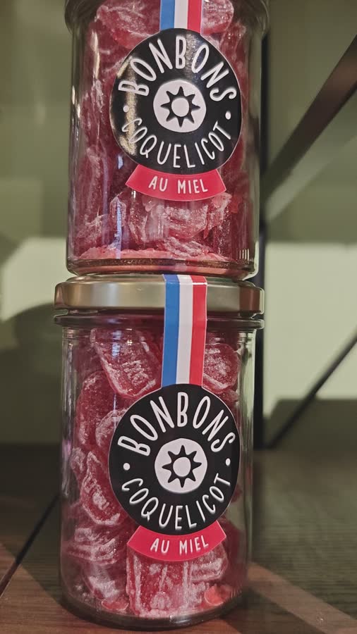 Bonbons coquelicots